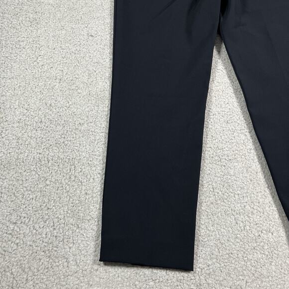 Escada Pants Womens 38 Blue Dress Straight Leg Trousers Preppy Designer - Picture 14 of 16